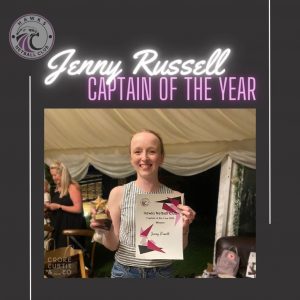 Awards winner – Captain of the year 2023 – Jenny Russell